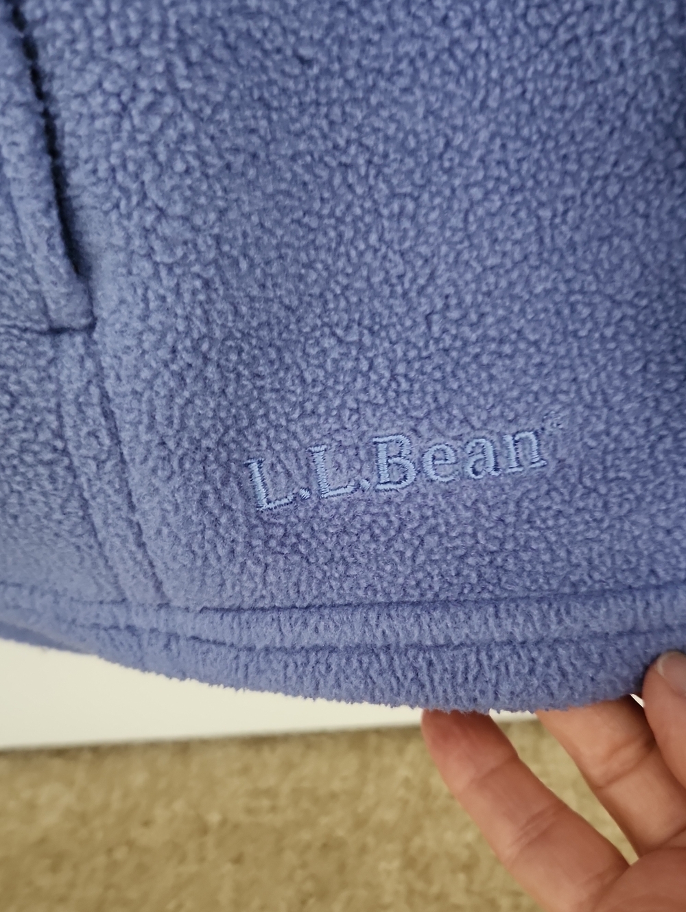 vintage L.L. Bean fleece pullover - Picture 4 of 7